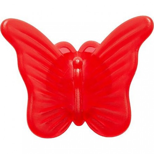 Джибитс шармс CROCS Зажим с красной бабочкой (Red Butterfly Clip)