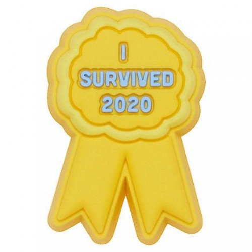 Джибитс шармс CROCS I Survived 2020