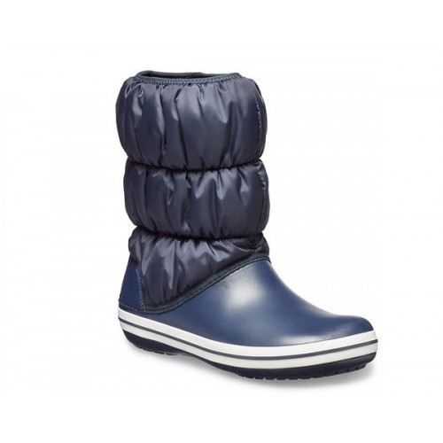 Женские  темно-синие зимние сапоги CROCS Women’s Winter Puff Boot