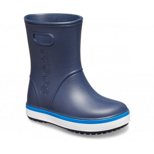 Детские  темно-синие «резиновые» сапоги CROCS Kids’ Crocband™ Rain Boot