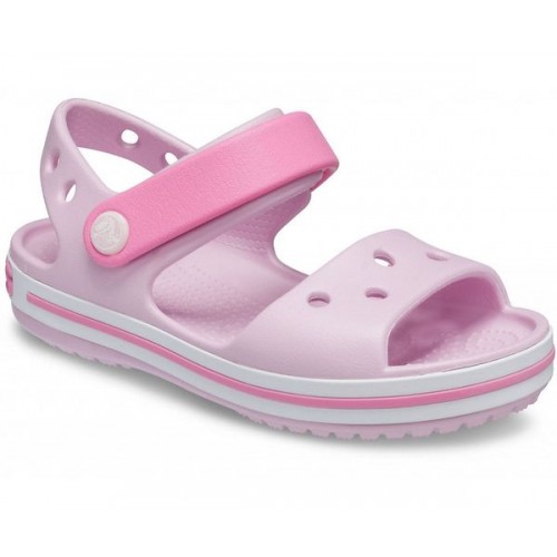 Детские  бледно-розовые сандалии CROCS  Crocband™ Sandal Kids
