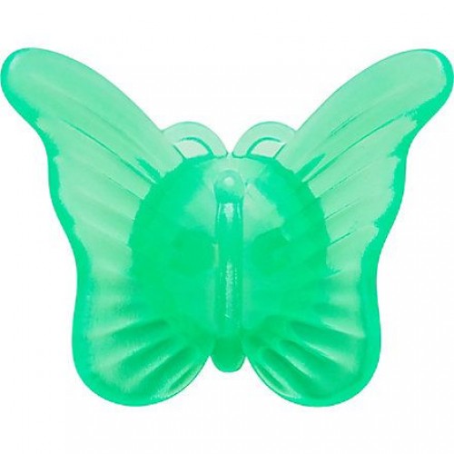 Джибитс шармс CROCS Зажим с зеленой бабочкой (Green Butterfly Clip)